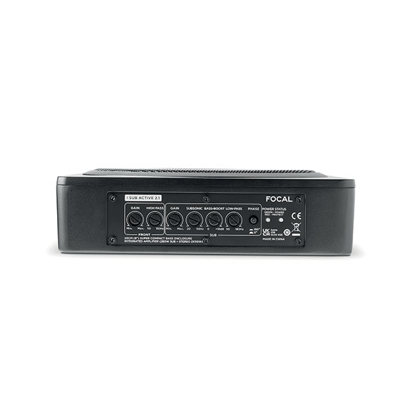 Focal ISUB ACTIVE 2.1 active subwoofer 8" (200 mm) + 2-channels amplifier.