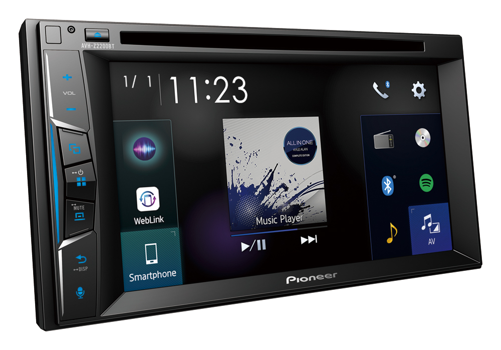 Pioneer AVH-Z2200BT multimedia AV receiver (6.2").