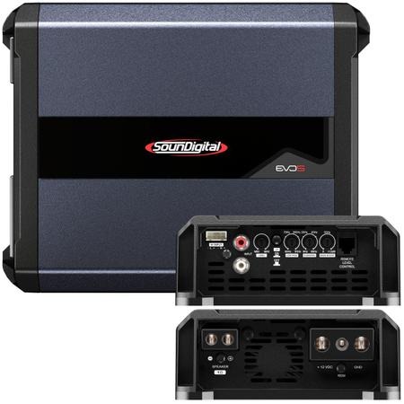 Soundigital 1200.1 EVO 5 - 1 Ohm (D class) power amplifier (mono).