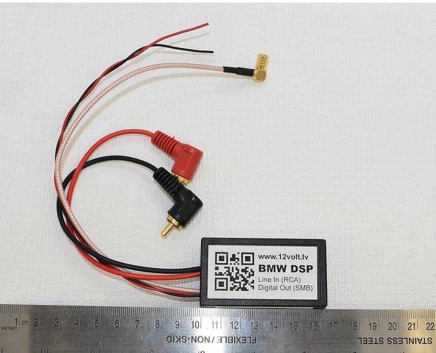 BMW converter (RCA->SPDIF) for BMW with DSP processor.