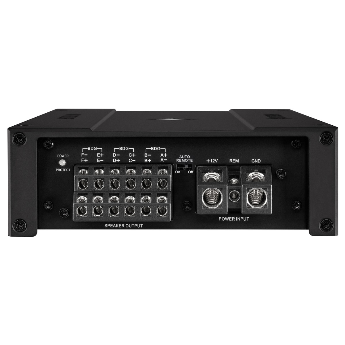 Helix M SIX DSP (D class) power amplifier (6-channel) with DSP.