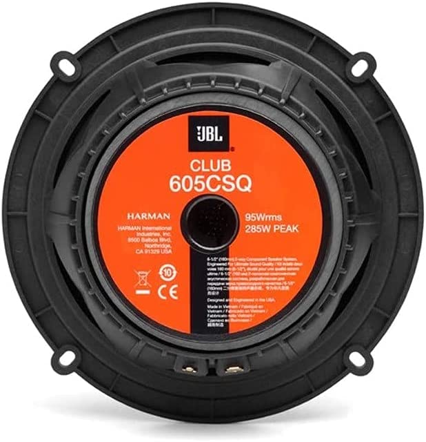 JBL Club 605CSQ 2-way component speakers (165 mm).