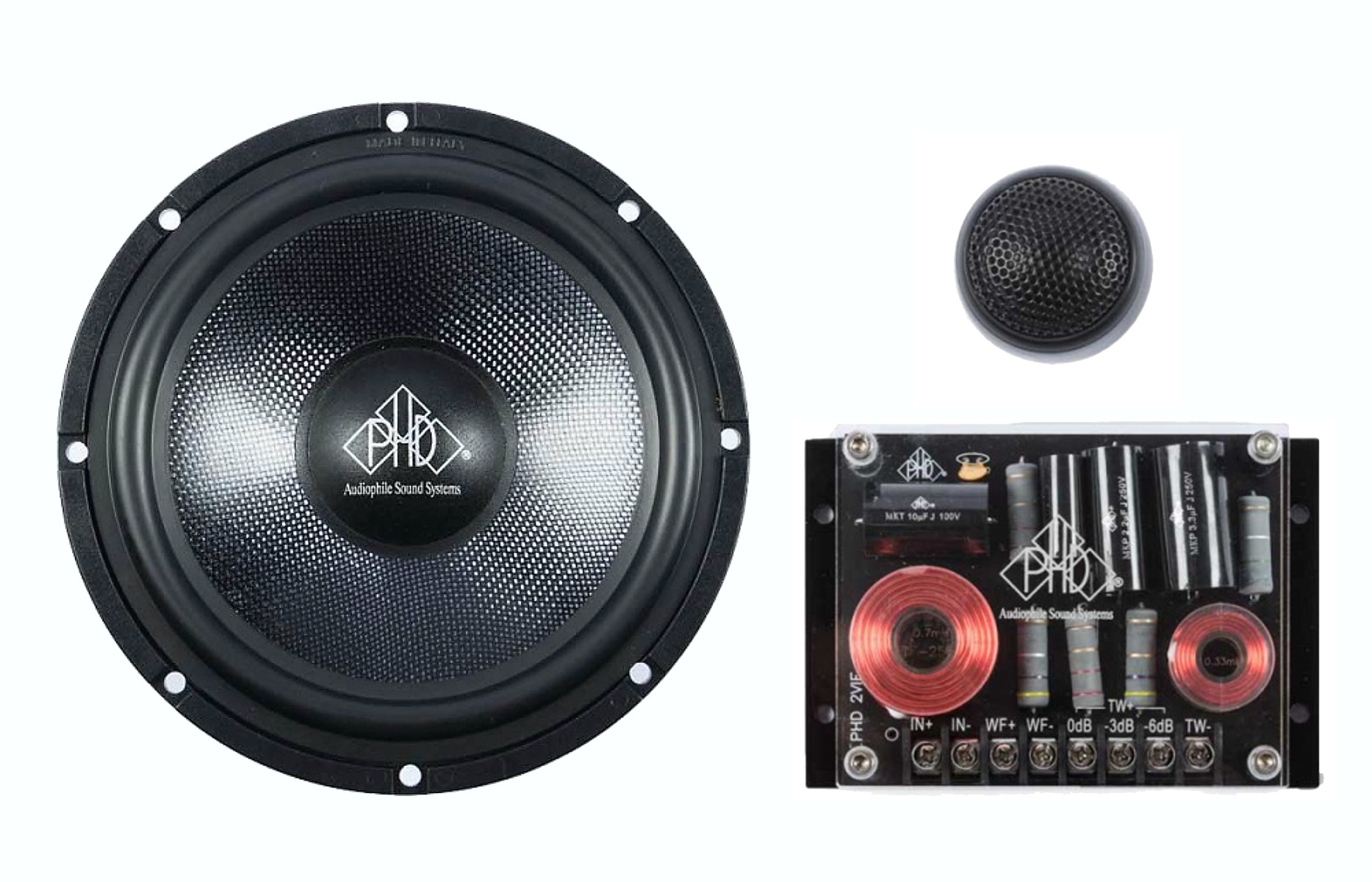 PHD MF 6.1 KIT component speakers (165 mm).