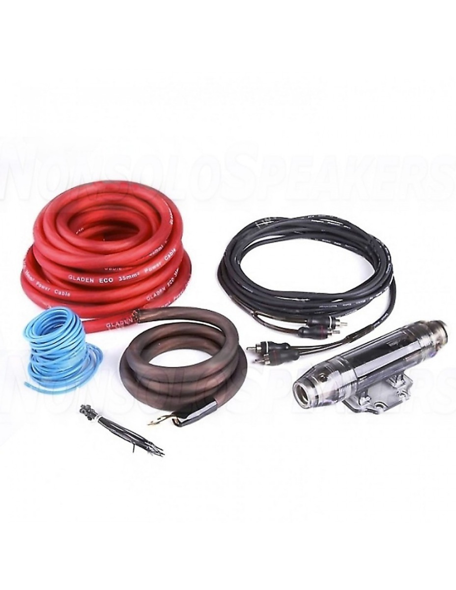 Gladen WK10 (ECO- line) amplifier install KIT (10 mm²).