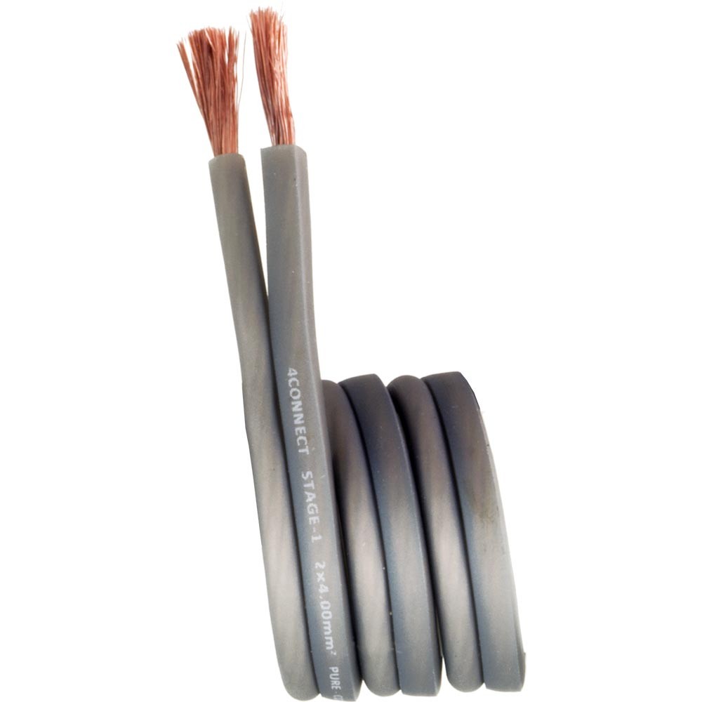 Four Connect cables for speakers OFCA (4.0 mm²). 4-SC4.00