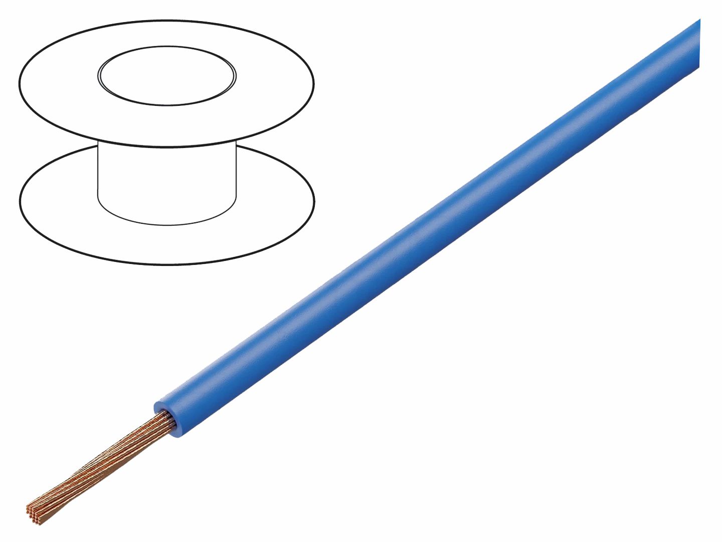 Stranded wire (1.0 mm²).