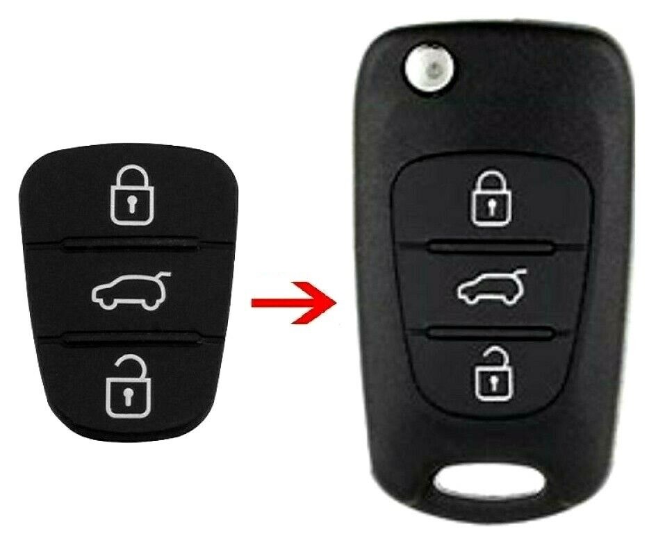 Kia K2, K5, Rio, Sportage..., Hyundai... rubber pad for remote KEY.