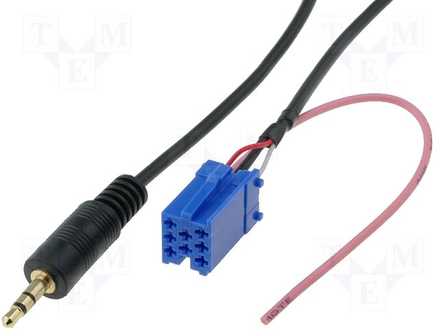 Becker, Blaupunkt, VDO (Mini ISO - Jack) adapter AUX