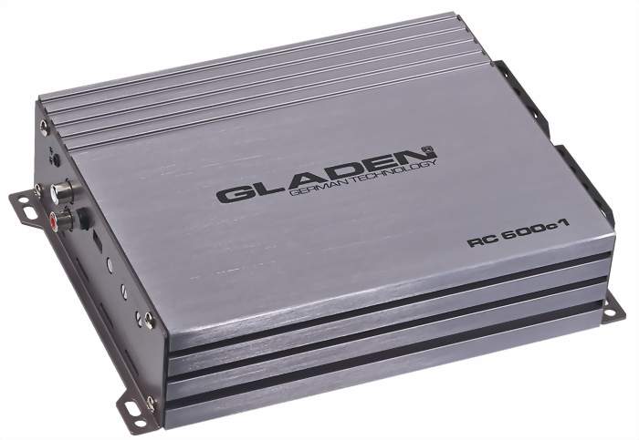 Gladen RC 600c1 G3 (D class) power amplifier (mono).