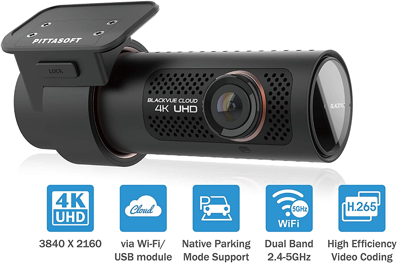 Blackvue DR900X-1CH 4K UHD dashcam (Wi-Fi, 32Gb).