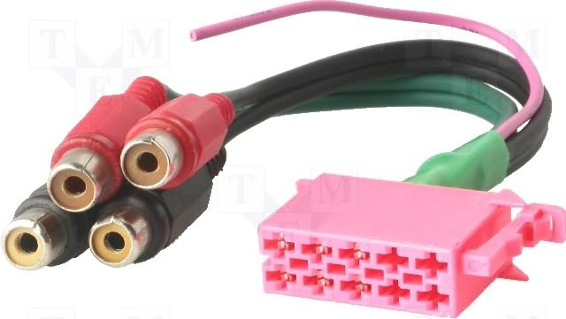 Audi (ISO - RCA) adapter LINE OUT