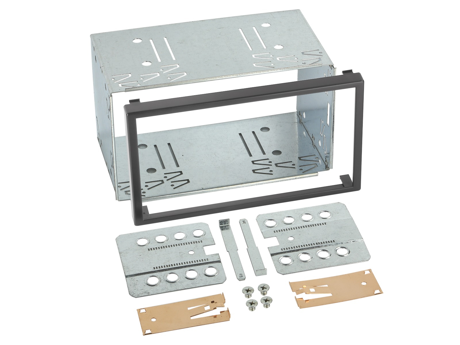 Universal fascia plate KIT (adapter 2DIN, 103x183 mm). 381230-00