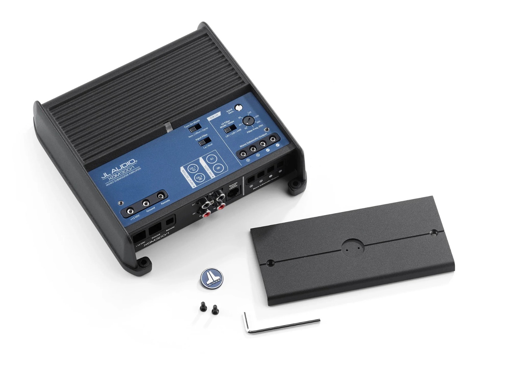 JL Audio XDM300/1 (D class) marine power amplifier (mono).