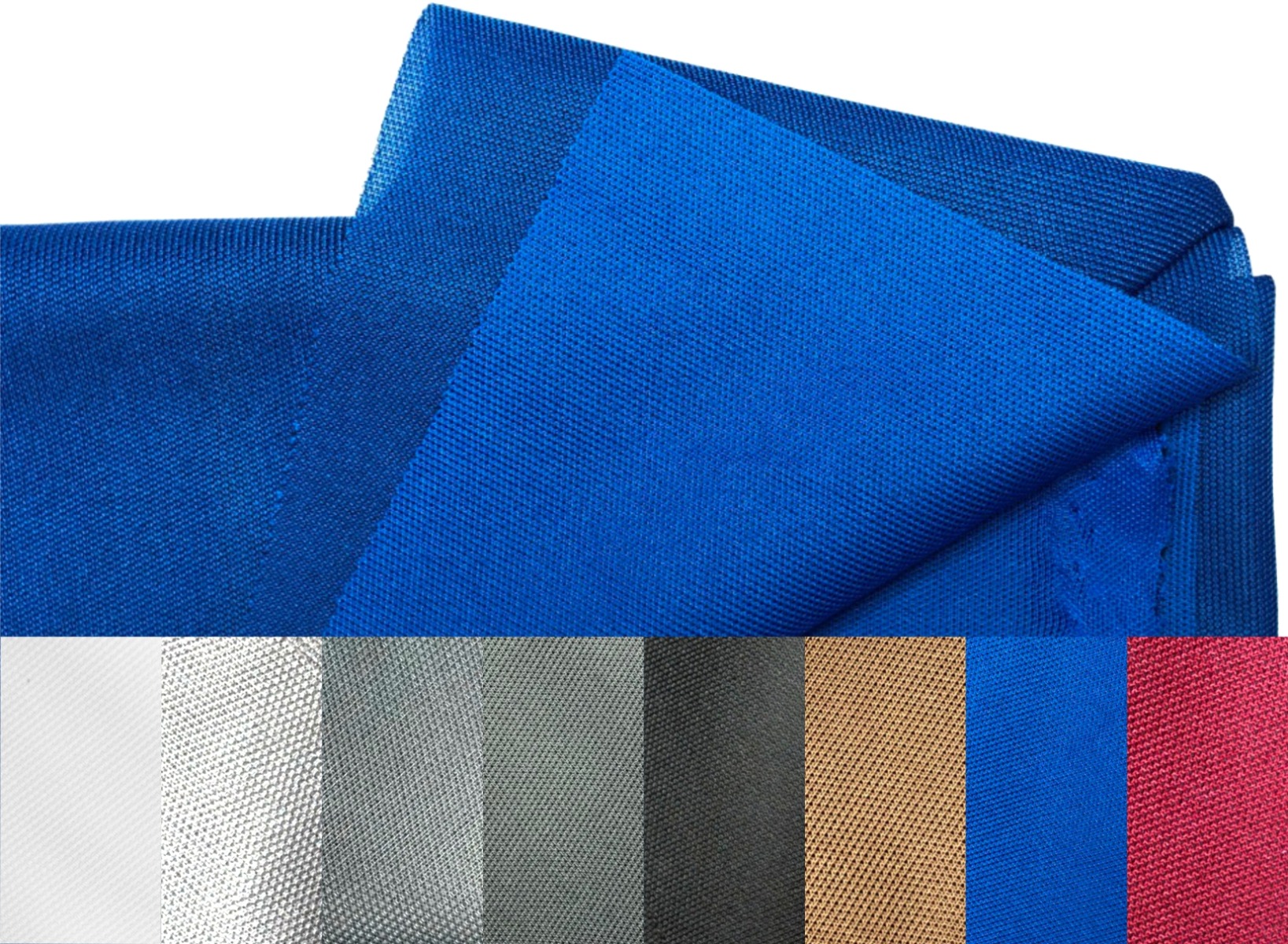 Acoustically transparent cloth. MOQ 1013. Blue.