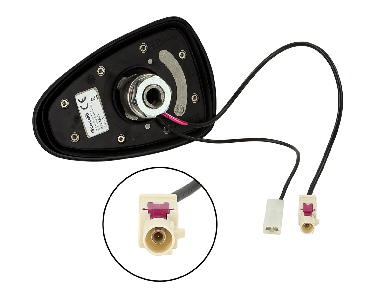 Universal car AM/FM antenna with amplifier SHARK II (12V). 7677830