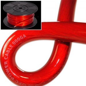 Gladen (OFC) power wire (35 mm²).