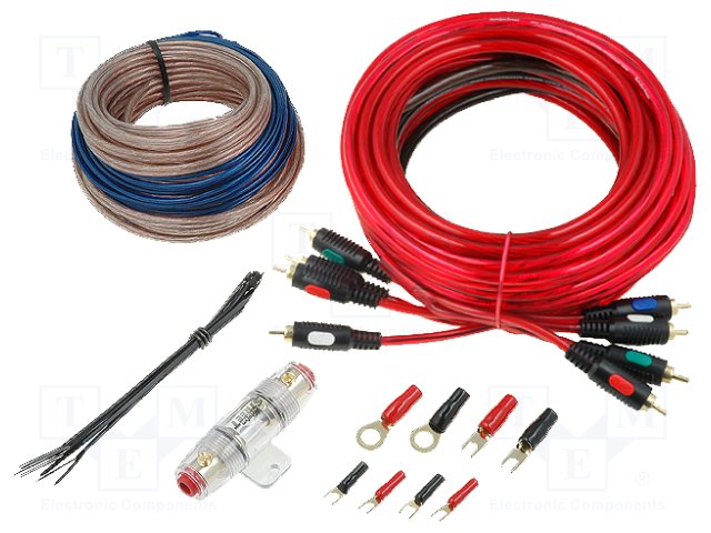 Amplifier install set KIT-ON4 (10 mm²).