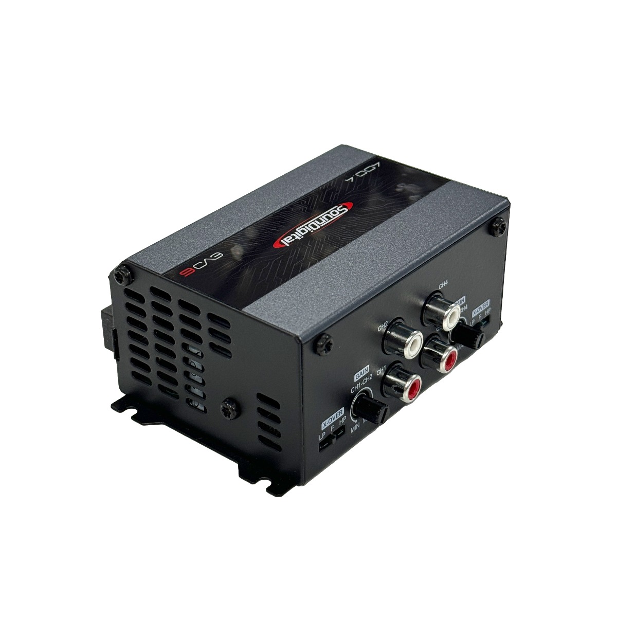 SounDigital 400.4 EVO 6 - 4 Ohm (RMS 4x100 W x 2 Ohm) power amplifier (4-channel).
