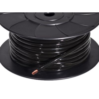 Gladen (OFC) power wire, BLACK (20 mm²).