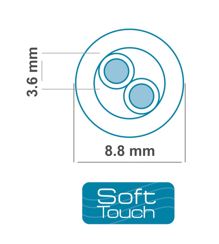 Audison Connection (OFC) high-performance cables for speakers (1.75 mm²). S 214.2