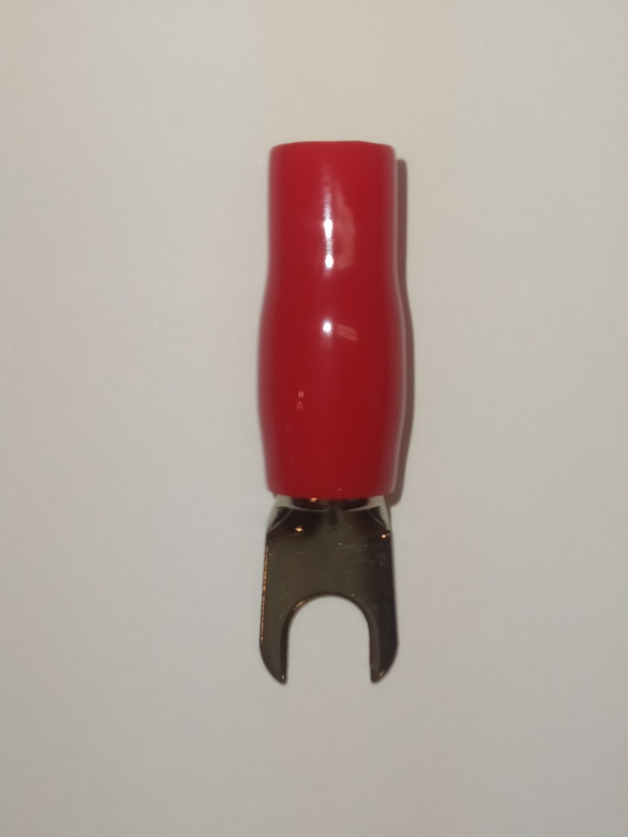 U-terminals for cable. Gladen (Red, 10 mm2).