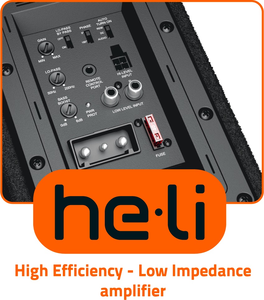 Hertz CBA 250 active subwoofer 10" (250 mm).