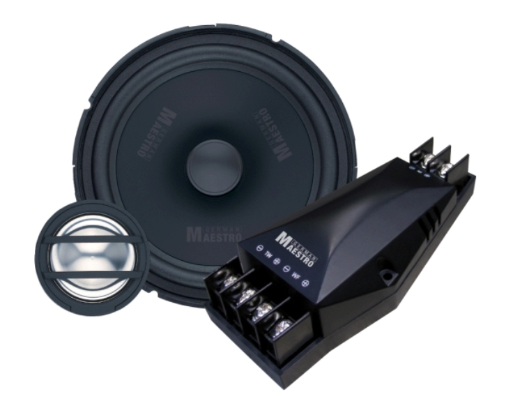 German Maestro CS 5008 IV 2Ω component speakers (130 mm).