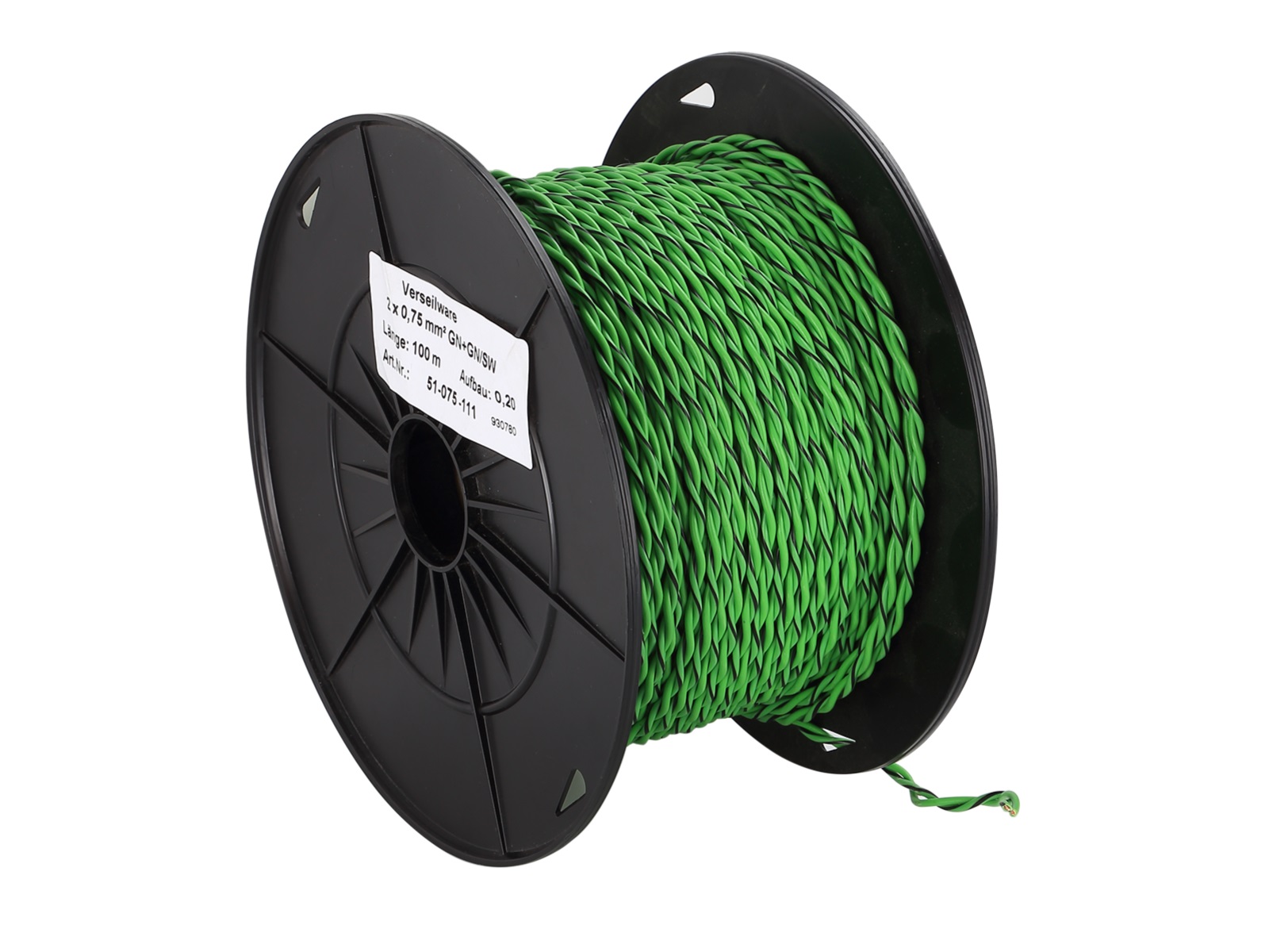 ACV (OFC) high-performance cables twisted for speakers (0.75 mm²).