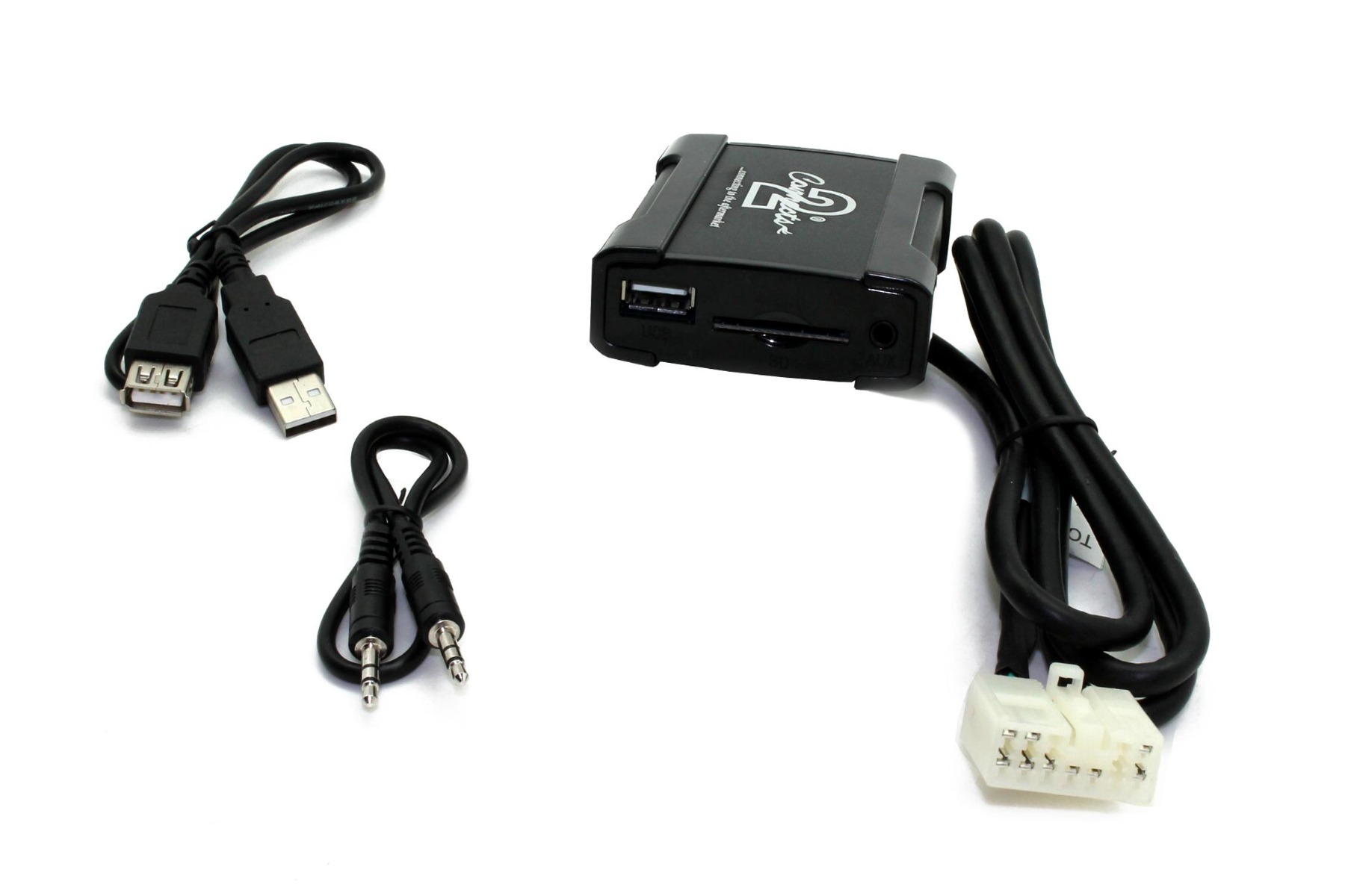 Connects2 adapter USB, SD, AUX (replaces CD changer) for Toyota.