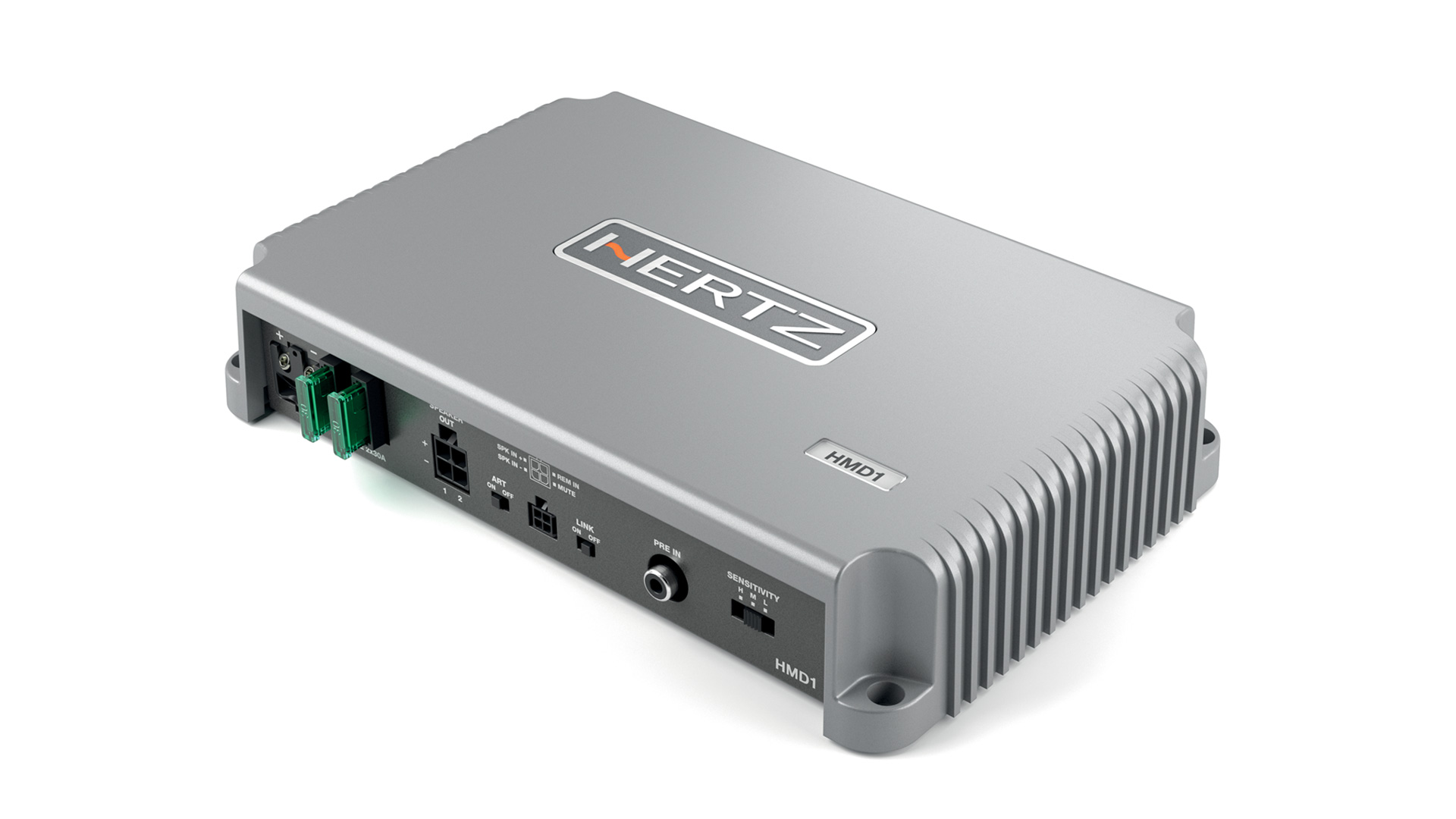 Hertz HMD1 24V (D class) marine power amplifier (mono).
