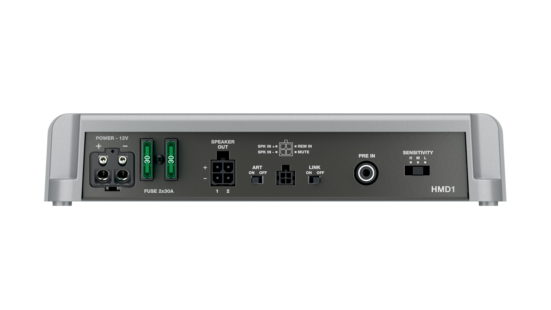 Hertz HMD1 24V (D class) marine power amplifier (mono).