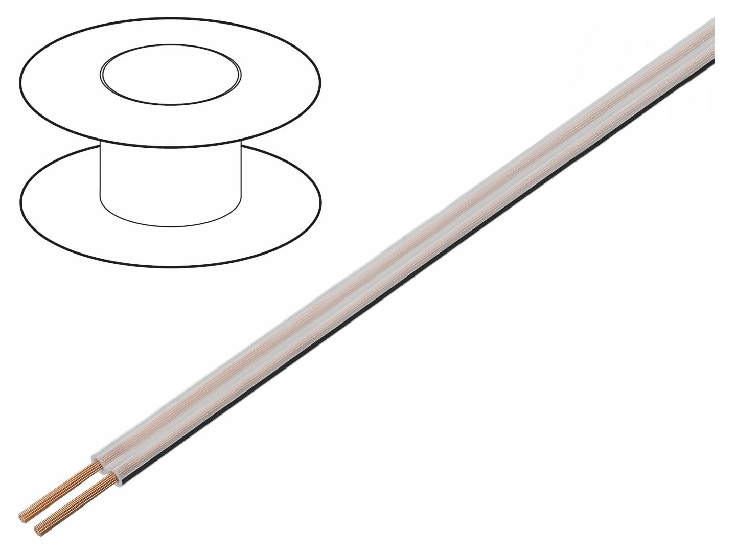 High-performance cables (OFC) for speakers (2.5 mm²). BITNER-LP0053
