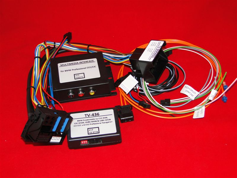 BMW 1, 3, 5, 6, X1, X5, X6, Z4... (2006-2013-) audio, video IN. C1-CIC MOST.