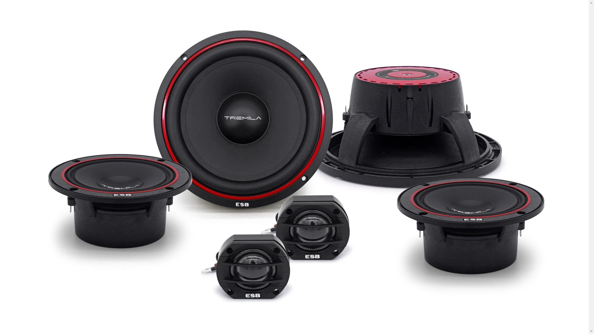 ESB audio 3.6K3 component speakers (165 mm).