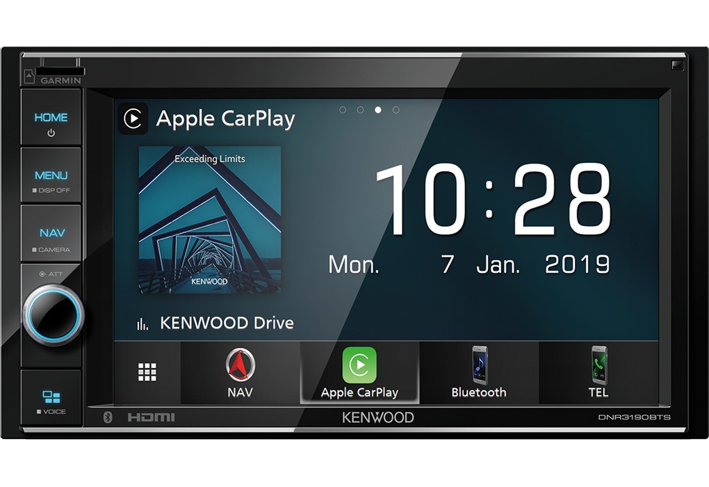 Kenwood DNR3190BTS Digital Media AV-Receiver, Navigation  (6.2").