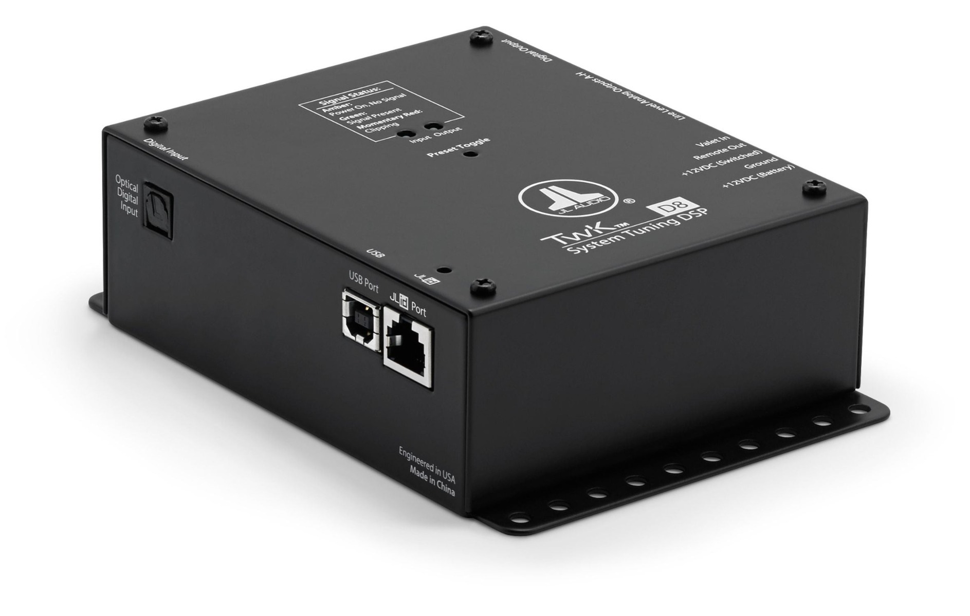 JL Audio TwK-D8 system tuning DSP controlled.